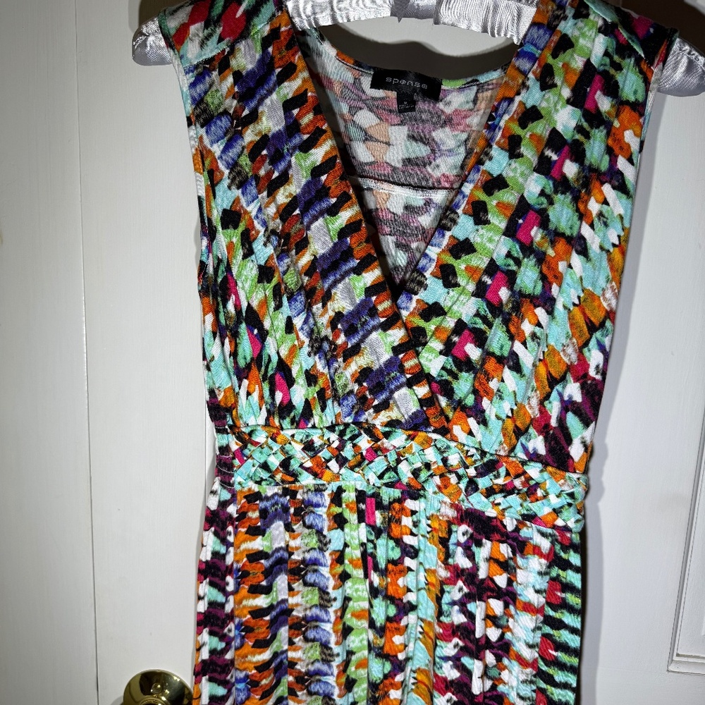 Multi-colored Warm weather Maxi